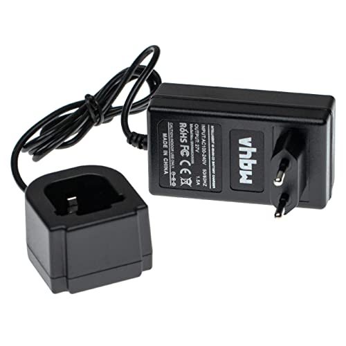 vhbw caricabatterie compatibile con Hilti SF150, SF100, SB12, SF100A, BD2000, SB10, SF120-A, SF121, SF121-A batterie Ni-Cd, NiMH di attrezzi, 27V