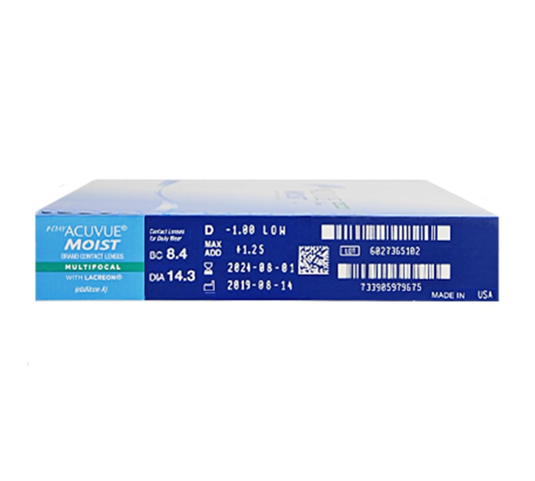 Acuvue Moist multifocal lenti a contatto giornaliere