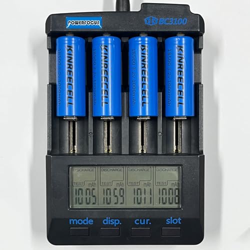 image for KINREECELL LiFePO4 18500 3.2v 1000mAh 3.2wh Solar Battery, 18500 3.2 V