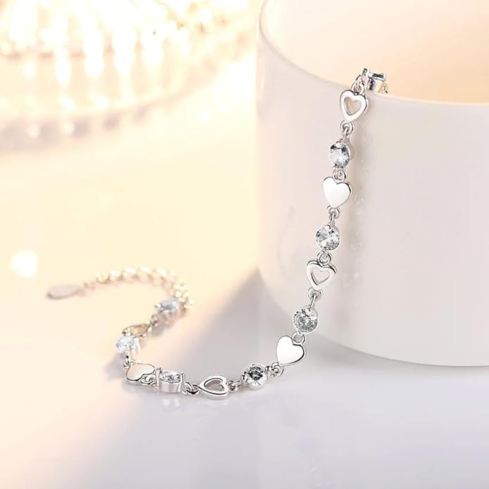 To My Bonus Daughter Crystal Heart Bracelet From Step Mom Dad, To My Stepdaughter, Goddaughter Jewelry, Birthday Graduation Christmas Gift With Heartfelt Message & Elegant Box - Image 4