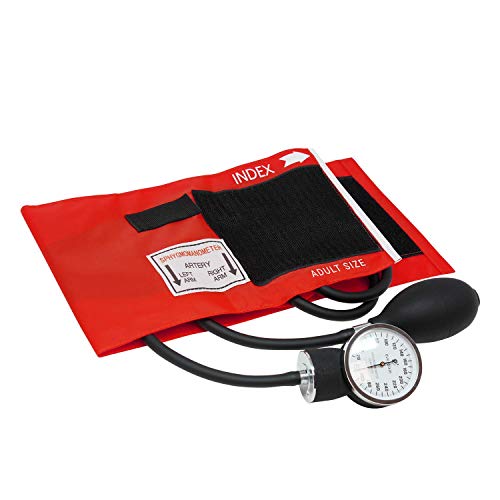 Image of Dixie EMS Blood Pressure and Sprague Stethoscope Kit - Red