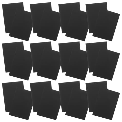 HOMSFOU 55PCS Scratch Paper Set Pens Creative Scratch Drawing and Painting Paper for Unique Black Coated Art Material for Imagination Development