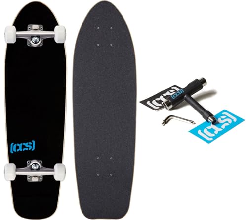 [CCS] Logo Cruiser Skateboard Black Complete 27.00" x 8.00"