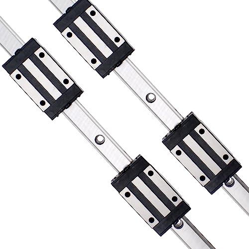 Nuibbyed HGR15XQ400 400Mm Linear Rail 2Pcs Hgr15 Linear Guide Rail Hgh15 Linear Slide Rail thumb #5