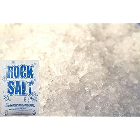 25 KG Bag Rock Salt for Keeping DRIVEWAYS and Paths Clear of ICE/Snow by LEAP HORSE Cover