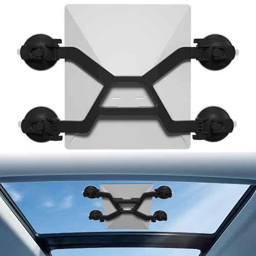 Starlink Mini Roof Mount, Starlink Mini Suction Cup Mount, Starlink Accessories for Car Sunroof/Front/Rear Window/Roof (Black)