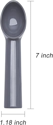 Miniatura 8 de Cuchara de helado duradera y resistente, cuchara de plástico anticongelante antiadherente, cuchara de helado profesional, cuchara de helado, rosa, 2