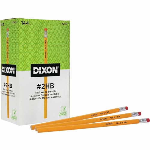 Crayons Dixon No. 2 en bois boîte de 144 pour ne plus jamais manquer de fournitures scolaires