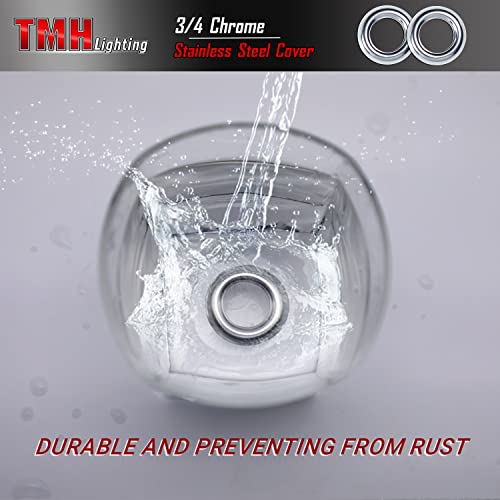 Tmh ( Pack Of 20 3/4 Inch 304 Stainless Steel Cover Mount Clearance Bullet Marker Lights, Side Led Marker Lights For Trailer Truck Rv Car Bus Van #TOP4