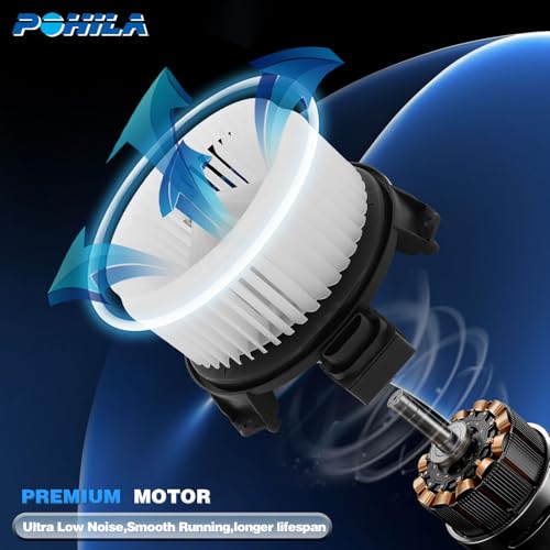Image of 700230 HVAC Blower Motor Compatible with 2009 2010 2011 2012 2013 Toyota Corolla, 2009-2014 Matrix, 2006-2018 RAV4, 2008-2015 Scion xB, 2011-2016 tC, 2009-2010 Pontiac Vibe Replace# 87103-02200