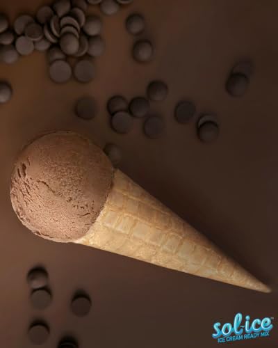 Sol-ice Ice Cream Mix Powders | Premium Dairy | Just add Fresh Milk and Whip with a Mixer or Machine | Value Bundle: 1x Vanilla & 1x Chocolate (makes approx. 8-10 scoops each) - Image 6