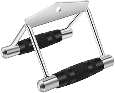 Gym Cable Attachments, Cable Machine Attachment Double D Row Handles, Tricep Rope, V Shaped Bar, Rotating Straight Bar, Gym Handles Cable Machine Accessories Pulldown Attachment for Home Gym