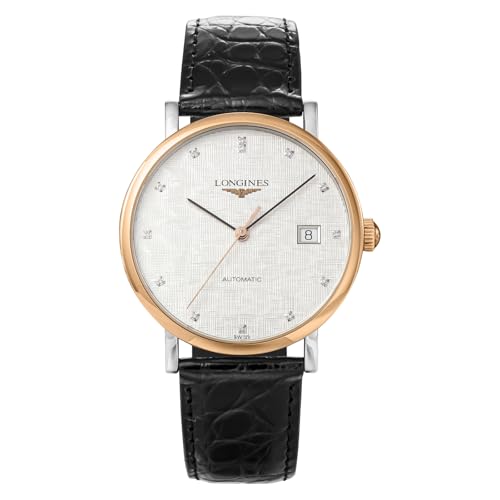 [LONGINES] �����Y �r���v Watch �����W�� ELEGANT �G���K���g L4.810.5.77.2 ������ �T�t�@�C�A�K���X �V���o�[������ �X�e�����X�X�`�[���^�j�P�W�s���N�S�[���h [���s�A���i]