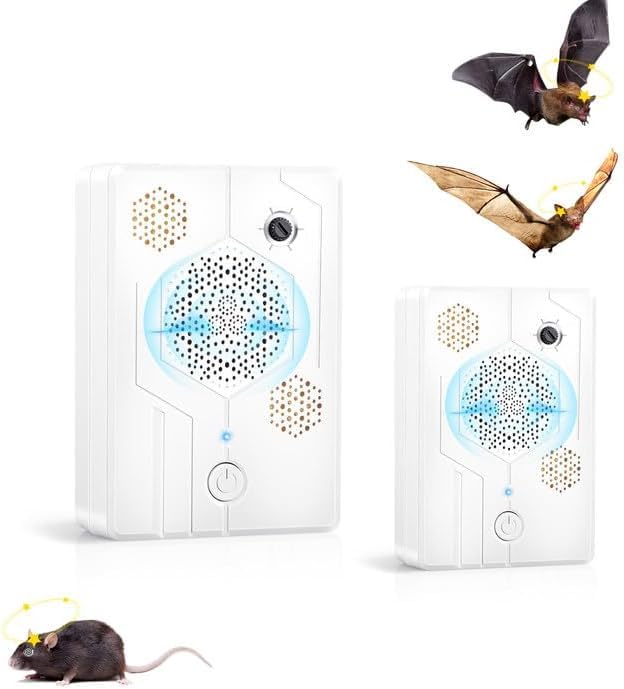Dispositifs à ultrasons B t R llent D ent pour grenier Electr B t R ct R lling système pour porche maison PE st contrôle de retrait convivial pour les humains et les animaux domestiques (1)