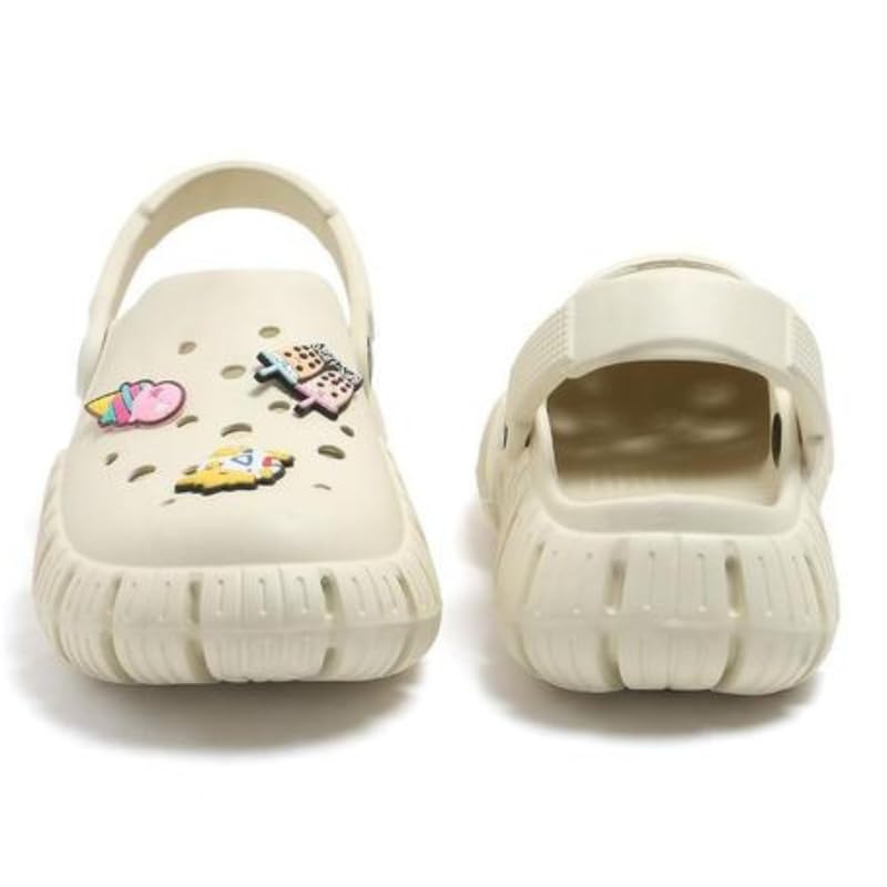 Image of Unisex Kids Clogs Soft Anti Skid Mules Sandals with Adjustable Back Strap Indoor & Outdoor Slipper for Boys & Girls Everyday Use Waterproof Jibbex Slides