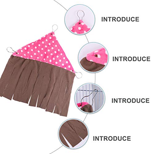 UKCOCO Pet Pendurado Rede Pequeno Animal Pendurado Ninho Macio Cama de EstimaÃ§Ã£o para Papagaios Ga