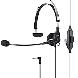 COODIO 1-Pin Motorola Auriculares Auricular [Boom Micrófono] Headset [Altavoz de Audio Superior] Seguridad y Bodyguard para Motorola Talkabout Radio