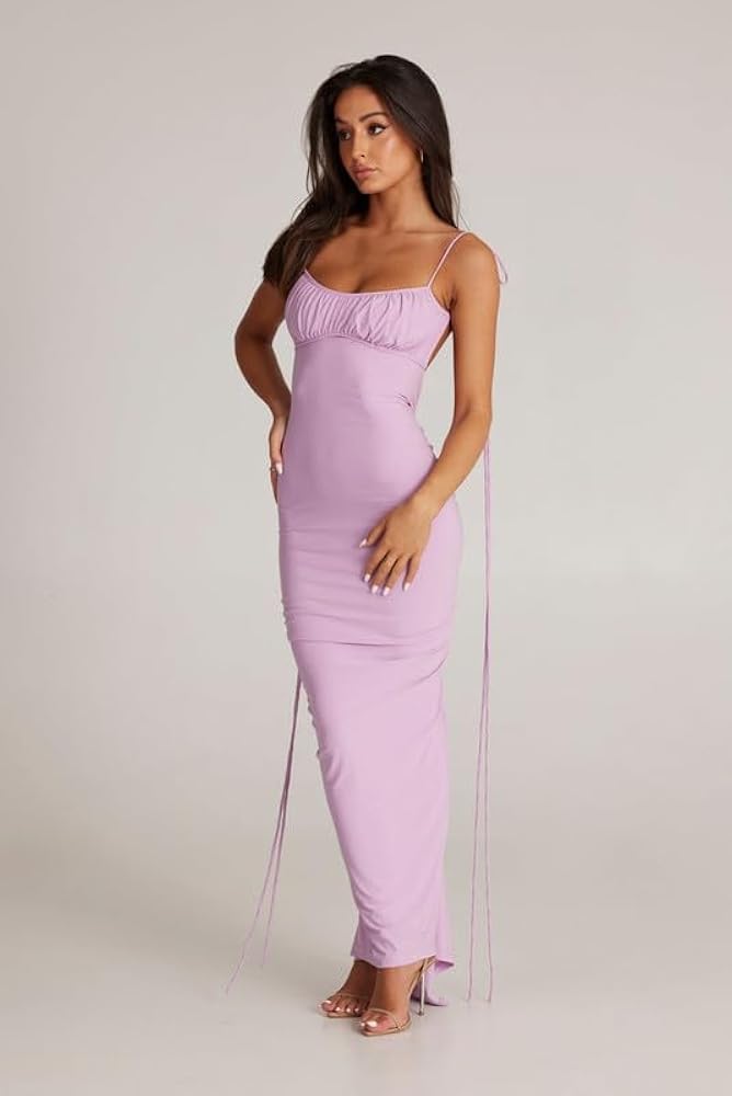 ワンピース Wellness Open Back Rib Long Dress Wellness Open Back Rib Long Dress | ALEXIA STAM