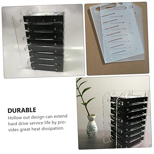 Base para Disco Duro 8 Capas HOMSFOU Acrílico Transparente miniatura 4