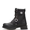 Harley-Davidson FOOTWEAR Mens Faded Glory Leather Riding Casual Boots Ankle