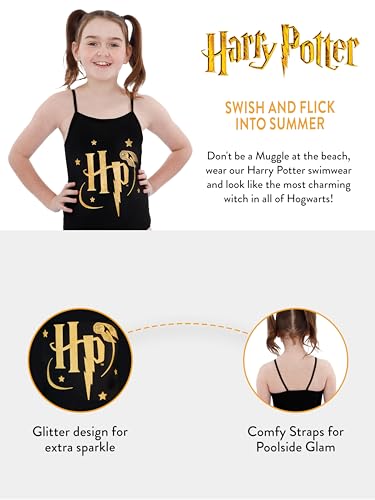 Harry Potter Swimsuit | Quidditch Girls Swimming Suit | Girls Swimwear | Sizes 6 to 142