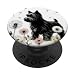 Black Cairn Terrier Floral We Love Mom Dad Lover Watercolor PopSockets Standard PopGrip