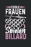 Coole Frauen spielen Billard Notizbuch (liniert) Billardspieler