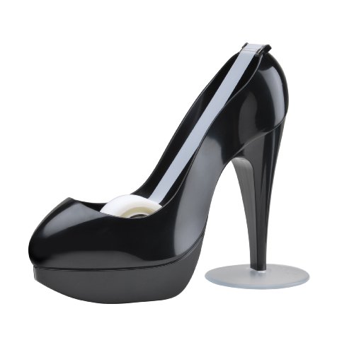 Scotch Shoe Dispenser with Scotch Magic Tape, Black, 3/4 x 350 Inches, 1 Roll, 1 Dispenser (C30-SHOE-B)