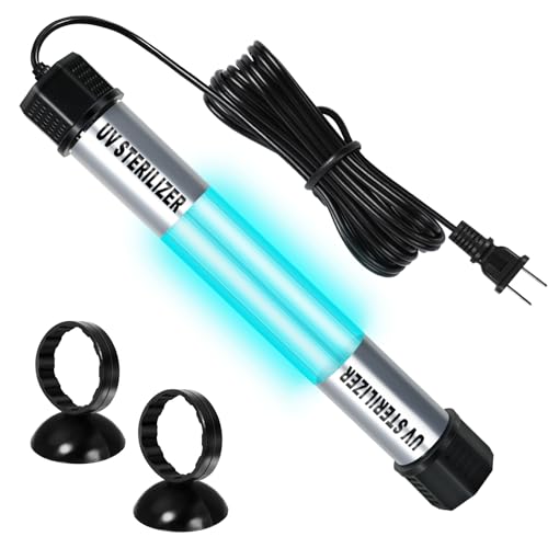 20W Pond UV Light, Waterproof Aquarium UV Light for 100-1000 Gallon, UV Pond Water Purifier for Koi Pond Algae Control in Koi Ponds, Cold Pools, Aquariums, Swimming Pools, Spas and Fish Tanks