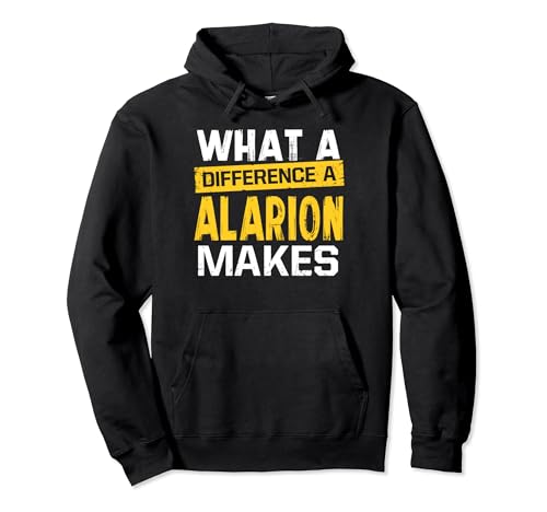 What A Difference A Alarion Makes Funny Name Alarion Pullover Hoodie