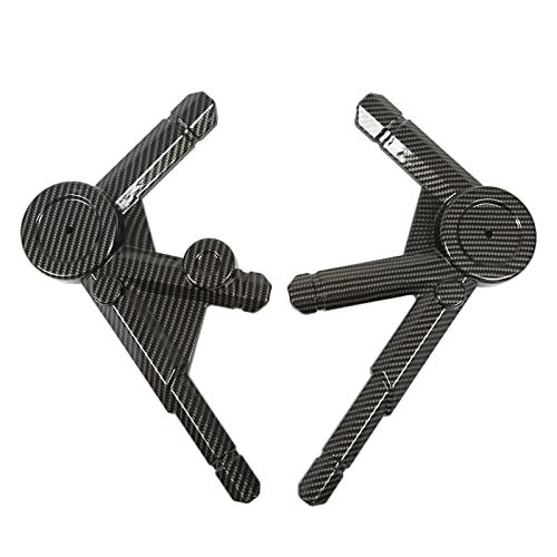 Protection Cadre Moto, Anti-Rayures Design Sportif Couvre-Cadre Fibre de Carbone 2 Pièces pour Motards Aventure Randonnée Route Voyage et Déplacements Longue Distance
