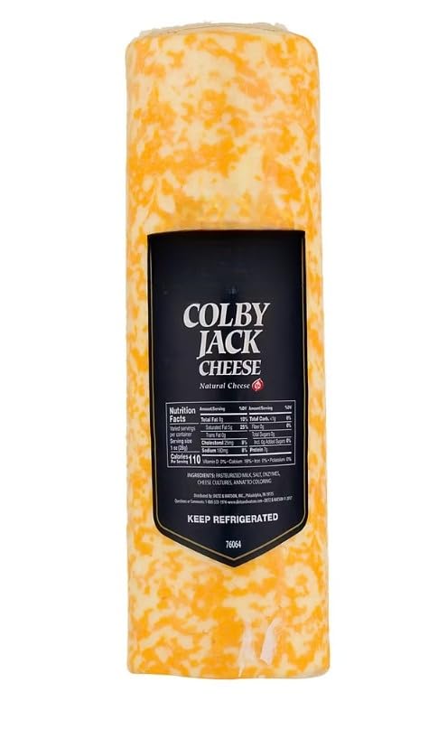 Colby Jack Cheese, Standard Cut, Proudly offering a variety of artisan cheeses, crafted in small-batches, master cheese makers. [ 16 oz, 1 lb ]
