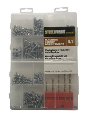Hillman Assorted in. x 1/2 in. L Combination Pan Head Zinc-Plated Steel Machine Screw Kit 1 pk