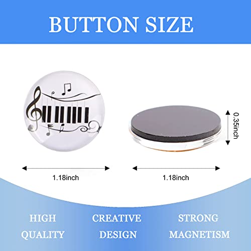 Imanes decorativos de vidrio para refrigerador, pack 12 miniatura 2