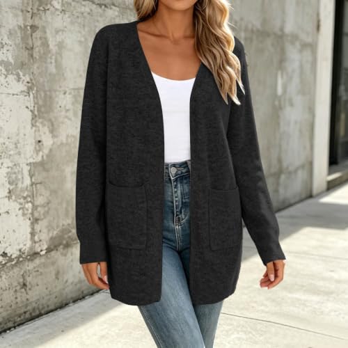 Cardigan Sweaters for Women Open Front Coats Long Sleeve Fashion Jackets - image 6