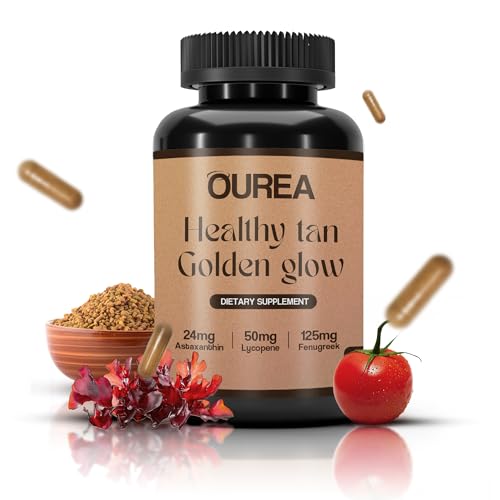 Ourea Carotenoid Golden Glow Tanning Pills (30 Capsules) Tan Pills for Men and Women Supplements - 3