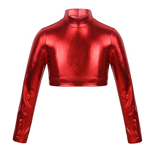Amazon.com: iiniim Kids Girls Mock Turtleneck Crop Top