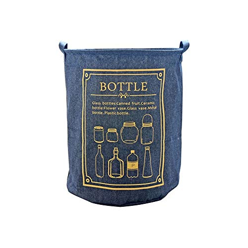 Go first Laundry Basket-Waterproof Collapsible Laundry Basket Cowboy Fabric Laundry Hamper Storage Basket Dirty Clothes Bucket (Color : A)