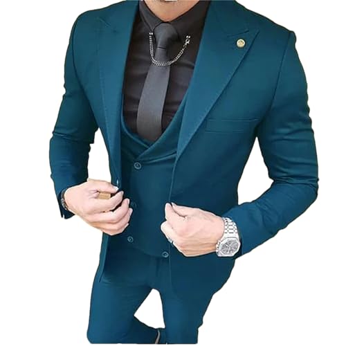 Costume 3 pièces homme coupe ajustée ensemble chic taille L
