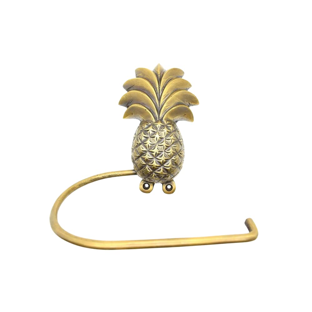 The Foundryman Pineapple Brass Toilet Roll Holder from B&Q