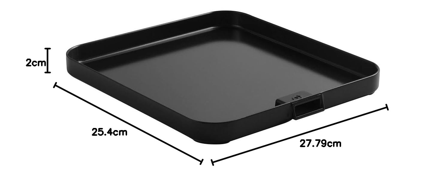 Cadac Plaque de Gril Plate Universelle Aluminium Noir Barbecue Extérieur