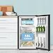 Comfee RCD80DK3(E) Kühlschrank mit Gefrierfach/ 80L Kleiner Kühlschrank/mit 12 L Gefrierfach/ -18 °C bis -8 °C/ 4-Sterne-Gefrierschrank-Bew... Temperaturregelung