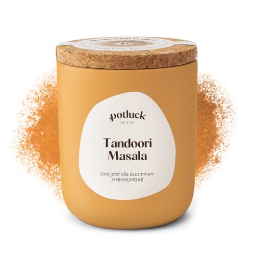 Potluck | Tandoori Masala | Gewürzzubereitung im Keramiktopf | 60g | Vegan, glutenfrei und mit...