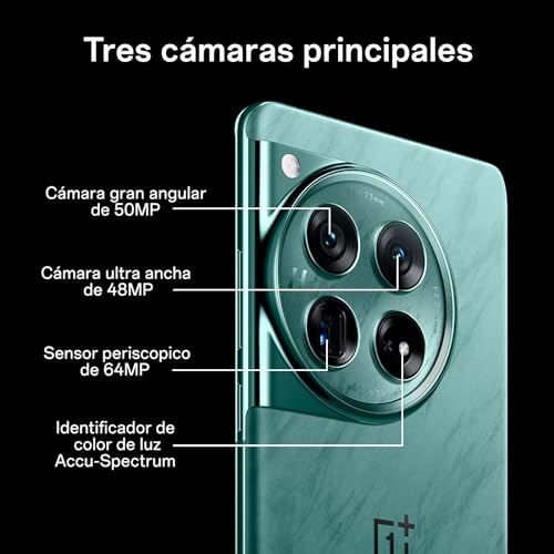 Ficha técnica OnePlus 12 5G 16GB 512GB Verde Flowy Emerald Dual SIM - Fernando Cortés