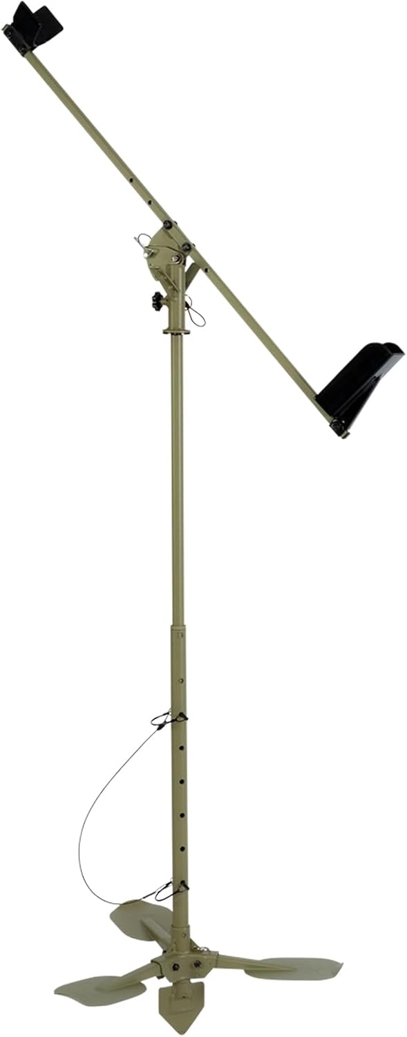 AVIAN-X Ultimate Gun & Gear Stick For Waterfowl Hunting - Lightweight Durable Solid Stable Adjustable OD Green Powder-Coated Stick with Carry Strap