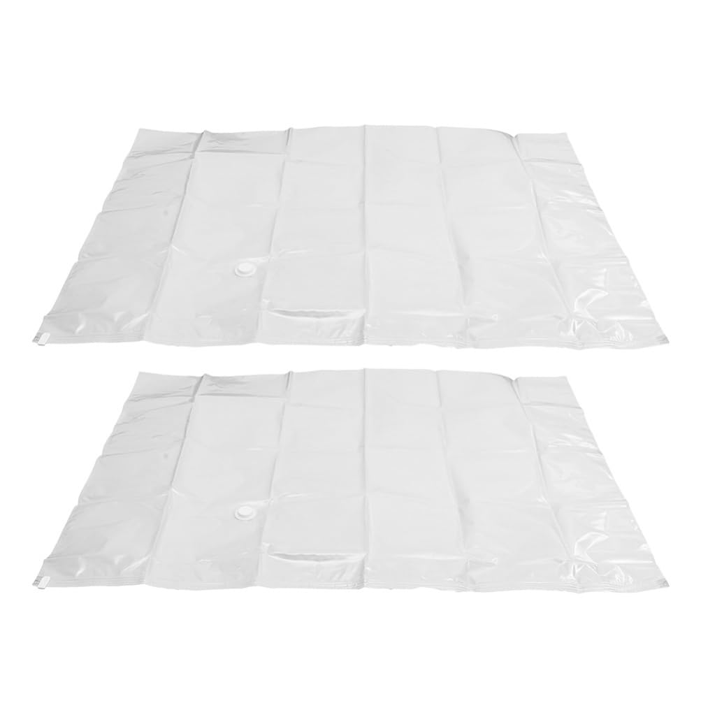 Luxshiny 2piezas Bolsas de Vacío para Colchón Reutilizables Bolsas de Almacenamiento al Vacío para Guardar Ropa y Edredones Unidades