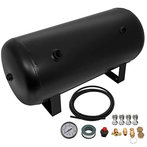ANPART 5 Gallon Horn Air Tank Air Horn Kit Air Compressor Tank Car Horn Tank Train/Truck Horn Tank Full Systems