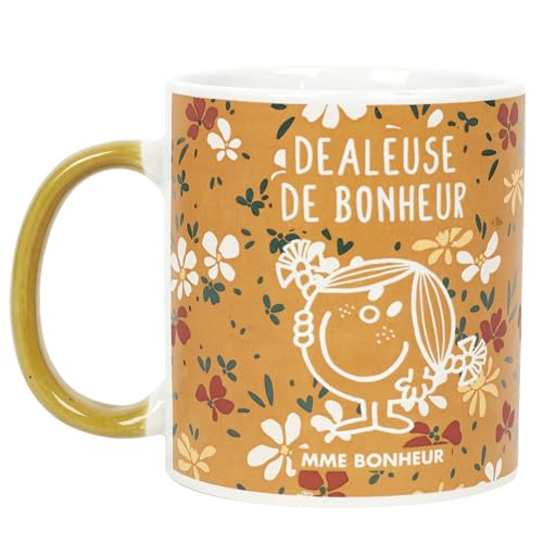 Linnea Mug 30 cl Motif Floral Collection Liberty 100% céramique Jaune