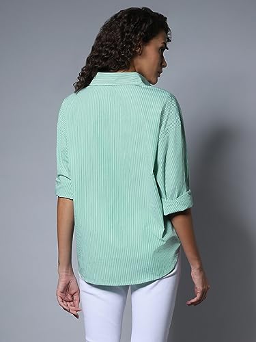 Image of HIGH Star Women's Cotton Boxy Fit HSWSHW23508 S2 Shirts