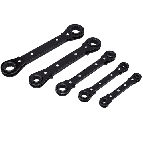 Clé à cliquet bidirectionnelle à 12 pans compacte et réversible